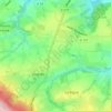 La Boudehannière topographic map, elevation, terrain