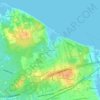 Squiretown topographic map, elevation, terrain