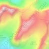 La Serpentine topographic map, elevation, terrain