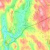 Southbury topographic map, elevation, terrain
