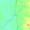 Tumbang Danau topographic map, elevation, terrain