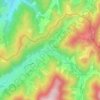 Oberprechtal topographic map, elevation, terrain