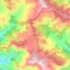 Gangolihāt topographic map, elevation, terrain