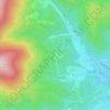 Sainte-Anne topographic map, elevation, terrain