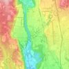 Nisciuréé topographic map, elevation, terrain