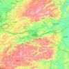 龙里县 topographic map, elevation, terrain