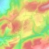 Les Hauts de Lucelle topographic map, elevation, terrain