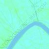 Barambai topographic map, elevation, terrain