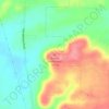 Round Mountain topographic map, elevation, terrain