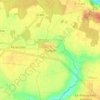 Touquin topographic map, elevation, terrain