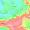 Matsieng topographic map, elevation, terrain