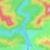 Hells Gate topographic map, elevation, terrain