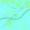 Merempan Hulu topographic map, elevation, terrain
