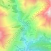 Phortse Tenga topographic map, elevation, terrain