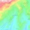 Gandangbatu topographic map, elevation, terrain