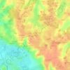 Les Jayes topographic map, elevation, terrain