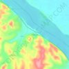 Monkey Run topographic map, elevation, terrain