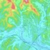 Beomseo-eup topographic map, elevation, terrain
