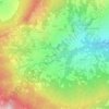 Metti topographic map, elevation, terrain