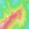 Lanež topographic map, elevation, terrain