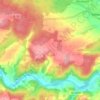 Lunz topographic map, elevation, terrain