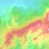 Cabassude topographic map, elevation, terrain