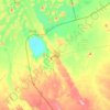 Ghadames topographic map, elevation, terrain