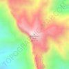 Guadalupe Peak topographic map, elevation, terrain