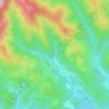 Riols topographic map, elevation, terrain