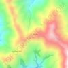 El Carmen topographic map, elevation, terrain