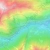 Eget Village topographic map, elevation, terrain