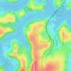 Como West topographic map, elevation, terrain