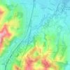 Ponticella topographic map, elevation, terrain