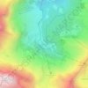 Kolm-Saigurn topographic map, elevation, terrain
