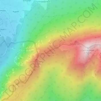Angerstein topographic map, elevation, terrain