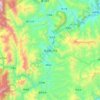 Mabian topographic map, elevation, terrain