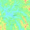 Anjozorobe topographic map, elevation, terrain
