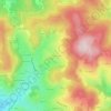 Cime de Cours topographic map, elevation, terrain