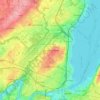 Le Grand-Saconnex topographic map, elevation, terrain