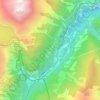 Giétroz topographic map, elevation, terrain