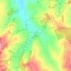 Sognes topographic map, elevation, terrain