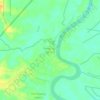 Pembuang Hulu II topographic map, elevation, terrain