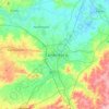 Cambridge topographic map, elevation, terrain
