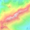Monte Cinto topographic map, elevation, terrain