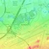 Melsbroek topographic map, elevation, terrain