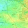 Kraftshof topographic map, elevation, terrain