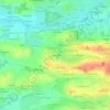 La Rigaudière topographic map, elevation, terrain