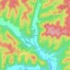 Redmondville topographic map, elevation, terrain