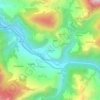 Paithani topographic map, elevation, terrain