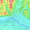 Kamnica topographic map, elevation, terrain